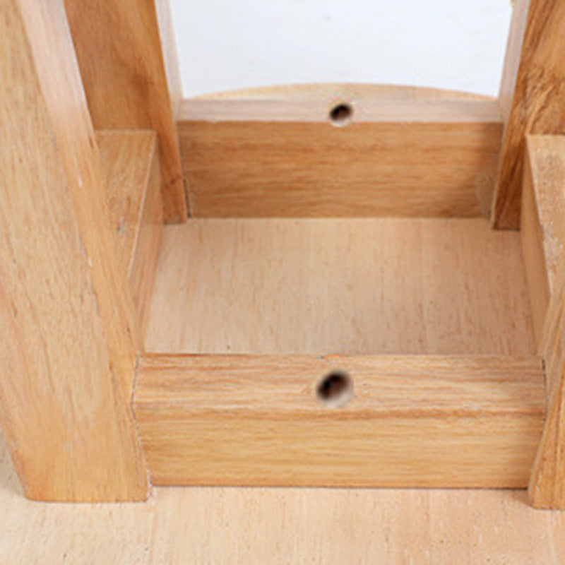 Modern Armless Counter Stool Wood Bar Stool with Wooden Seat and Pedal Clearhalo 'Bar Furniture' 'Bar Stools' 'bar_stools' 'furn' 'furn_bar_stools' 'furniture_bar_stools' 'Kitchen & Dining Furniture' 'kitchen&dining_furn' 'kitchen' 'kitchen_furn' Furniture' 4587212