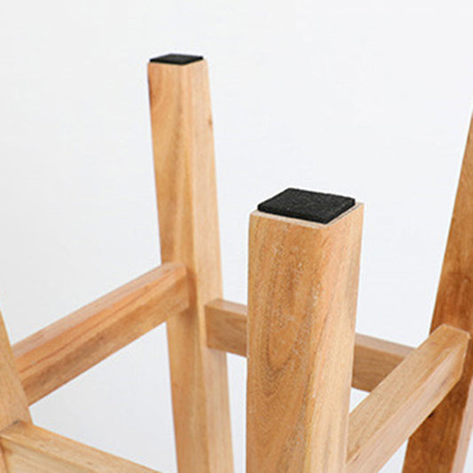 Modern Armless Counter Stool Wood Bar Stool with Wooden Seat and Pedal Clearhalo 'Bar Furniture' 'Bar Stools' 'bar_stools' 'furn' 'furn_bar_stools' 'furniture_bar_stools' 'Kitchen & Dining Furniture' 'kitchen&dining_furn' 'kitchen' 'kitchen_furn' Furniture' 4587213