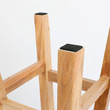 Modern Armless Counter Stool Wood Bar Stool with Wooden Seat and Pedal Clearhalo 'Bar Furniture' 'Bar Stools' 'bar_stools' 'furn' 'furn_bar_stools' 'furniture_bar_stools' 'Kitchen & Dining Furniture' 'kitchen&dining_furn' 'kitchen' 'kitchen_furn' Furniture' 4587213