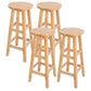 Modern Armless Counter Stool Wood Bar Stool with Wooden Seat and Pedal 4 Piece Set Bar Stool (28" H) Clearhalo 'Bar Furniture' 'Bar Stools' 'bar_stools' 'furn' 'furn_bar_stools' 'furniture_bar_stools' 'Kitchen & Dining Furniture' 'kitchen&dining_furn' 'kitchen' 'kitchen_furn' Furniture' 4587216