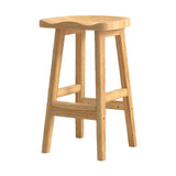 Contemporary Solid Wood Bar Stool Indoor Barstools with Wood Seat and Footrest Clearhalo 'Bar Furniture' 'Bar Stools' 'bar_stools' 'furn' 'furn_bar_stools' 'furniture_bar_stools' 'Kitchen & Dining Furniture' 'kitchen&dining_furn' 'kitchen' 'kitchen_furn' Furniture' 4587232
