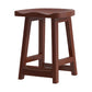 Contemporary Solid Wood Bar Stool Indoor Barstools with Wood Seat and Footrest Walnut 1 Piece Short Stool(20"H) Clearhalo 'Bar Furniture' 'Bar Stools' 'bar_stools' 'furn' 'furn_bar_stools' 'furniture_bar_stools' 'Kitchen & Dining Furniture' 'kitchen&dining_furn' 'kitchen' 'kitchen_furn' Furniture' 4587233