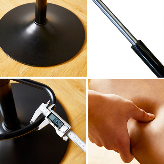 Industrial Style Bar Chair Adjustable Height Leather Seat Metal Leg for Counter Bar Clearhalo 'Bar Furniture' 'Bar Stools' 'bar_stools' 'furn' 'furn_bar_stools' 'furniture_bar_stools' 'Kitchen & Dining Furniture' 'kitchen&dining_furn' 'kitchen' 'kitchen_furn' Furniture' 4587518