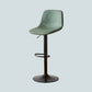 Industrial Style Bar Chair Adjustable Height Leather Seat Metal Leg for Counter Bar Green 1 Piece Clearhalo 'Bar Furniture' 'Bar Stools' 'bar_stools' 'furn' 'furn_bar_stools' 'furniture_bar_stools' 'Kitchen & Dining Furniture' 'kitchen&dining_furn' 'kitchen' 'kitchen_furn' Furniture' 4587533