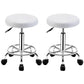 Modern Adjustable Rotatable Counter Stool Steel Mobile Phone Store Bar Stool with Cushion White 2 Piece Set Clearhalo 'Bar Furniture' 'Bar Stools' 'bar_stools' 'furn' 'furn_bar_stools' 'furniture_bar_stools' 'Kitchen & Dining Furniture' 'kitchen&dining_furn' 'kitchen' 'kitchen_furn' Furniture' 4587556