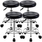 Modern Adjustable Rotatable Counter Stool Steel Mobile Phone Store Bar Stool with Cushion Black 4 Piece Set Clearhalo 'Bar Furniture' 'Bar Stools' 'bar_stools' 'furn' 'furn_bar_stools' 'furniture_bar_stools' 'Kitchen & Dining Furniture' 'kitchen&dining_furn' 'kitchen' 'kitchen_furn' Furniture' 4587558