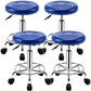 Modern Adjustable Rotatable Counter Stool Steel Mobile Phone Store Bar Stool with Cushion Royal Blue 4 Piece Set Clearhalo 'Bar Furniture' 'Bar Stools' 'bar_stools' 'furn' 'furn_bar_stools' 'furniture_bar_stools' 'Kitchen & Dining Furniture' 'kitchen&dining_furn' 'kitchen' 'kitchen_furn' Furniture' 4587564