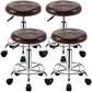 Modern Adjustable Rotatable Counter Stool Steel Mobile Phone Store Bar Stool with Cushion Brown 4 Piece Set Clearhalo 'Bar Furniture' 'Bar Stools' 'bar_stools' 'furn' 'furn_bar_stools' 'furniture_bar_stools' 'Kitchen & Dining Furniture' 'kitchen&dining_furn' 'kitchen' 'kitchen_furn' Furniture' 4587568