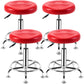 Modern Adjustable Rotatable Counter Stool Steel Mobile Phone Store Bar Stool with Cushion Orange Red 4 Piece Set Clearhalo 'Bar Furniture' 'Bar Stools' 'bar_stools' 'furn' 'furn_bar_stools' 'furniture_bar_stools' 'Kitchen & Dining Furniture' 'kitchen&dining_furn' 'kitchen' 'kitchen_furn' Furniture' 4587589