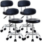 Modern Adjustable Rotatable Counter Stool Steel Mobile Phone Store Bar Stool with Cushion Pink Black 4 Piece Set Clearhalo 'Bar Furniture' 'Bar Stools' 'bar_stools' 'furn' 'furn_bar_stools' 'furniture_bar_stools' 'Kitchen & Dining Furniture' 'kitchen&dining_furn' 'kitchen' 'kitchen_furn' Furniture' 4587610