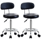 Modern Adjustable Rotatable Counter Stool Steel Mobile Phone Store Bar Stool with Cushion Pink Black 2 Piece Set Clearhalo 'Bar Furniture' 'Bar Stools' 'bar_stools' 'furn' 'furn_bar_stools' 'furniture_bar_stools' 'Kitchen & Dining Furniture' 'kitchen&dining_furn' 'kitchen' 'kitchen_furn' Furniture' 4587612