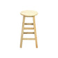 Modern Armless Backless Counter Stool Wood Dessert Shop Bar Stool with Wooden Seat 1 Piece Counter Stool (23.5"H) Clearhalo 'Bar Furniture' 'Bar Stools' 'bar_stools' 'furn' 'furn_bar_stools' 'furniture_bar_stools' 'Kitchen & Dining Furniture' 'kitchen&dining_furn' 'kitchen' 'kitchen_furn' Furniture' 4587677