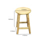 Modern Armless Backless Counter Stool Wood Dessert Shop Bar Stool with Wooden Seat Clearhalo 'Bar Furniture' 'Bar Stools' 'bar_stools' 'furn' 'furn_bar_stools' 'furniture_bar_stools' 'Kitchen & Dining Furniture' 'kitchen&dining_furn' 'kitchen' 'kitchen_furn' Furniture' 4587686