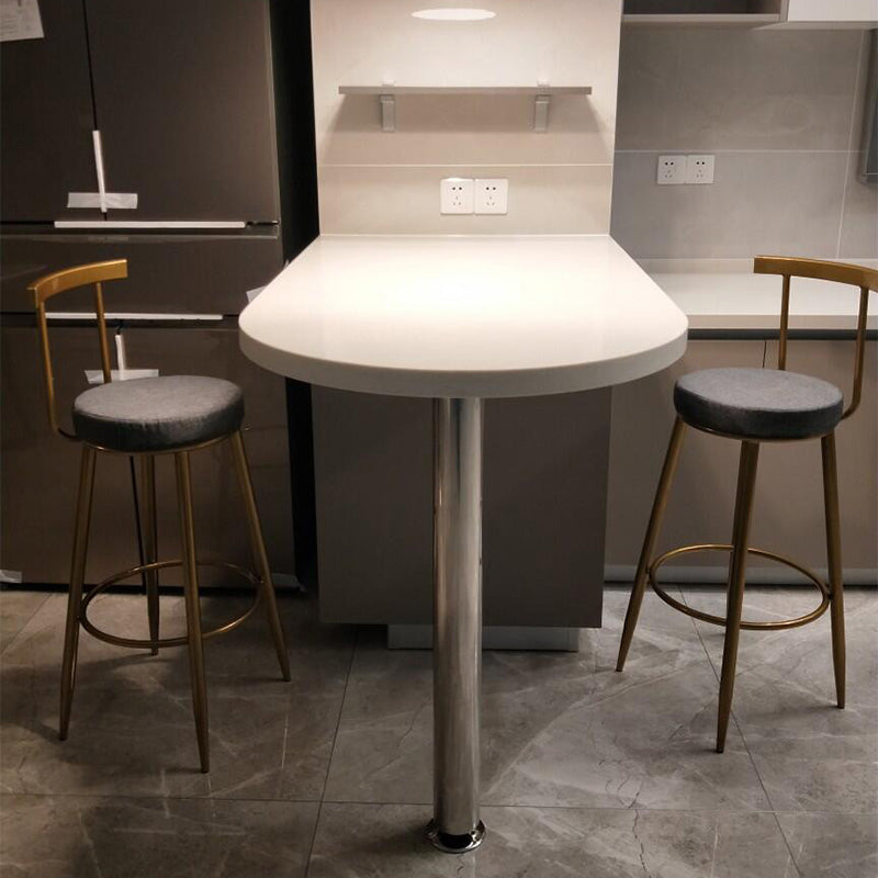 Glam Armless Backrest Counter Stool Iron Kitchen Bar Stool with Cushion and Pedal Clearhalo 'Bar Furniture' 'Bar Stools' 'bar_stools' 'furn' 'furn_bar_stools' 'furniture_bar_stools' 'Kitchen & Dining Furniture' 'kitchen&dining_furn' 'kitchen' 'kitchen_furn' Furniture' 4587751