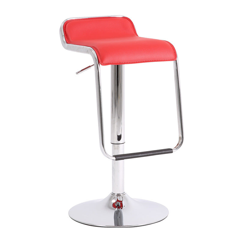 Modern Style Metal Bar Stool with Swivel and Adjustable Height Bar Stool 30-inches Clearhalo 'Bar Furniture' 'Bar Stools' 'bar_stools' 'furn' 'furn_bar_stools' 'furniture_bar_stools' 'Kitchen & Dining Furniture' 'kitchen&dining_furn' 'kitchen' 'kitchen_furn' Furniture' 4587773