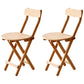 Contemporary Solid Wood Barstool Folding Bar Stool for Restaurant Wood 2 Piece Set Short Stool(18"H) Clearhalo 'Bar Furniture' 'Bar Stools' 'bar_stools' 'furn' 'furn_bar_stools' 'furniture_bar_stools' 'Kitchen & Dining Furniture' 'kitchen&dining_furn' 'kitchen' 'kitchen_furn' Furniture' 4587801