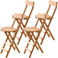 Contemporary Solid Wood Barstool Folding Bar Stool for Restaurant Wood 4 Piece Set Bar Stool (28" H) Clearhalo 'Bar Furniture' 'Bar Stools' 'bar_stools' 'furn' 'furn_bar_stools' 'furniture_bar_stools' 'Kitchen & Dining Furniture' 'kitchen&dining_furn' 'kitchen' 'kitchen_furn' Furniture' 4587809