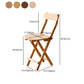Contemporary Solid Wood Barstool Folding Bar Stool for Restaurant Clearhalo 'Bar Furniture' 'Bar Stools' 'bar_stools' 'furn' 'furn_bar_stools' 'furniture_bar_stools' 'Kitchen & Dining Furniture' 'kitchen&dining_furn' 'kitchen' 'kitchen_furn' Furniture' 4587835