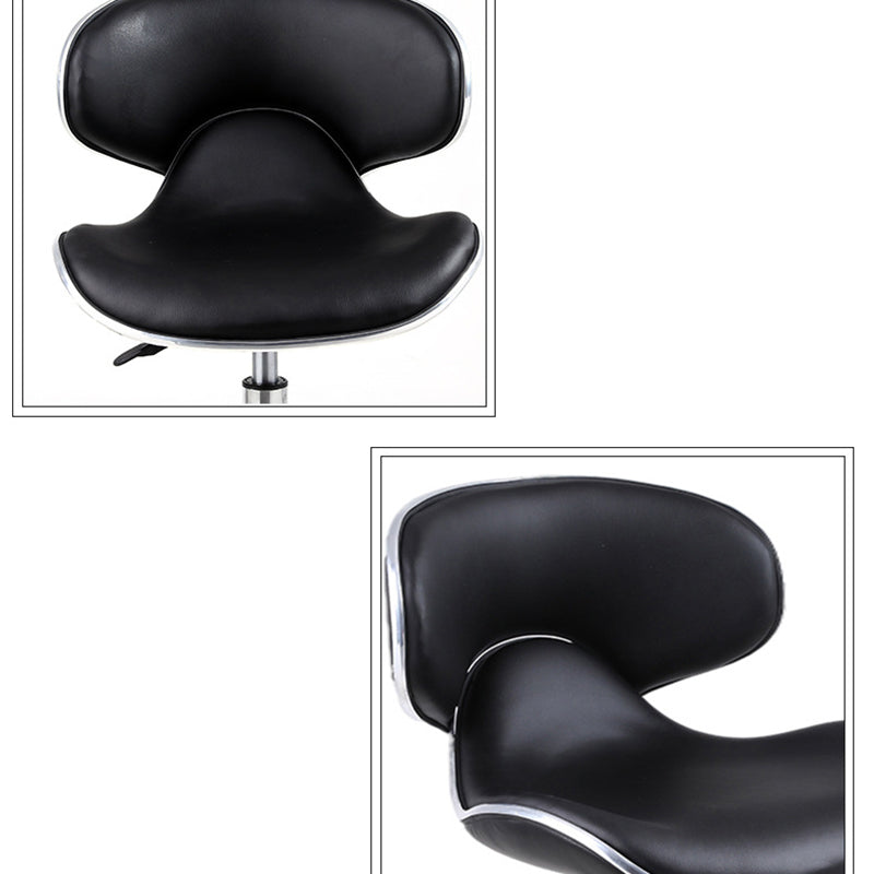 Modern Style Metal Bar Stool with Swivel and Adjustable Height Dining Room Bar Stool Clearhalo 'Bar Furniture' 'Bar Stools' 'bar_stools' 'furn' 'furn_bar_stools' 'furniture_bar_stools' 'Kitchen & Dining Furniture' 'kitchen&dining_furn' 'kitchen' 'kitchen_furn' Furniture' 4587843