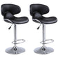 Modern Style Metal Bar Stool with Swivel and Adjustable Height Dining Room Bar Stool Black 2 Piece Set Clearhalo 'Bar Furniture' 'Bar Stools' 'bar_stools' 'furn' 'furn_bar_stools' 'furniture_bar_stools' 'Kitchen & Dining Furniture' 'kitchen&dining_furn' 'kitchen' 'kitchen_furn' Furniture' 4587849