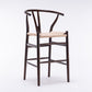 Scandinavian Wood Counter Stools Low Back Indoor Single Bar Stool with 4 Legs Brown-Black Clearhalo 'Bar Furniture' 'Bar Stools' 'bar_stools' 'furn' 'furn_bar_stools' 'furniture_bar_stools' 'Kitchen & Dining Furniture' 'kitchen&dining_furn' 'kitchen' 'kitchen_furn' Furniture' 4587899