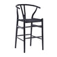 Scandinavian Wood Counter Stools Low Back Indoor Single Bar Stool with 4 Legs Clearhalo 'Bar Furniture' 'Bar Stools' 'bar_stools' 'furn' 'furn_bar_stools' 'furniture_bar_stools' 'Kitchen & Dining Furniture' 'kitchen&dining_furn' 'kitchen' 'kitchen_furn' Furniture' 4587902