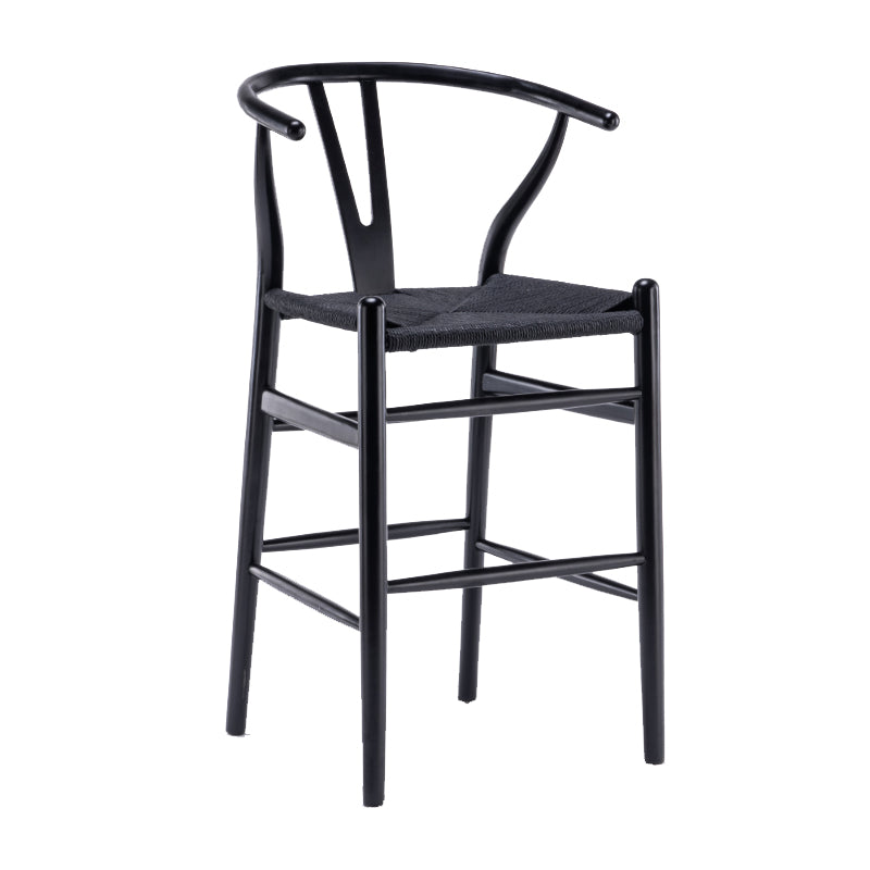 Scandinavian Wood Counter Stools Low Back Indoor Single Bar Stool with 4 Legs Clearhalo 'Bar Furniture' 'Bar Stools' 'bar_stools' 'furn' 'furn_bar_stools' 'furniture_bar_stools' 'Kitchen & Dining Furniture' 'kitchen&dining_furn' 'kitchen' 'kitchen_furn' Furniture' 4587902