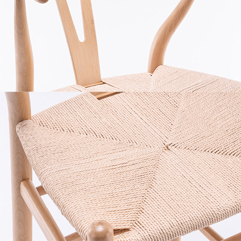 Scandinavian Wood Counter Stools Low Back Indoor Single Bar Stool with 4 Legs Clearhalo 'Bar Furniture' 'Bar Stools' 'bar_stools' 'furn' 'furn_bar_stools' 'furniture_bar_stools' 'Kitchen & Dining Furniture' 'kitchen&dining_furn' 'kitchen' 'kitchen_furn' Furniture' 4587907