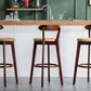 Contemporary Solid Wood Barstool Bristol Bar Stool with Footrest and Low Back Clearhalo 'Bar Furniture' 'Bar Stools' 'bar_stools' 'furn' 'furn_bar_stools' 'furniture_bar_stools' 'Kitchen & Dining Furniture' 'kitchen&dining_furn' 'kitchen' 'kitchen_furn' Furniture' 4587928