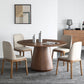 Modern Style 1/4/5/7 Pieces Dining Sintered Stone Dining Table Set with Wooden Legs 5 Pieces: Brown Table, 4 Chairs Clearhalo 'Dining Room Sets' 'Dining Tables & Seating' 'dining_room_set' 'furn' 'furn_dining_room_set' 'Furniture' 'furniture_dining_room_set' 'Kitchen & Dining Furniture' 'kitchen&dining_furn' 'kitchen' 4587958