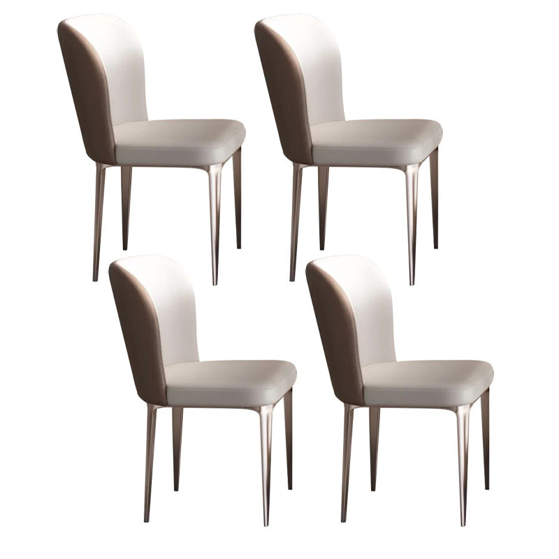 Modern 1/2/5/7/9 Pieces Table and Chair Set Sintered Stone Dining Table with Chairs 4 White Chairs Clearhalo 'Dining Room Sets' 'Dining Tables & Seating' 'dining_room_set' 'furn' 'furn_dining_room_set' 'Furniture' 'furniture_dining_room_set' 'Kitchen & Dining Furniture' 'kitchen&dining_furn' 'kitchen' 4587969