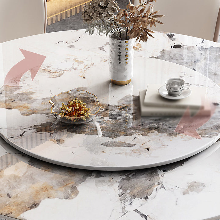 Modern 1/2/5/7/9 Pieces Table and Chair Set Sintered Stone Dining Table with Chairs Clearhalo 'Dining Room Sets' 'Dining Tables & Seating' 'dining_room_set' 'furn' 'furn_dining_room_set' 'Furniture' 'furniture_dining_room_set' 'Kitchen & Dining Furniture' 'kitchen&dining_furn' 'kitchen' 4587974