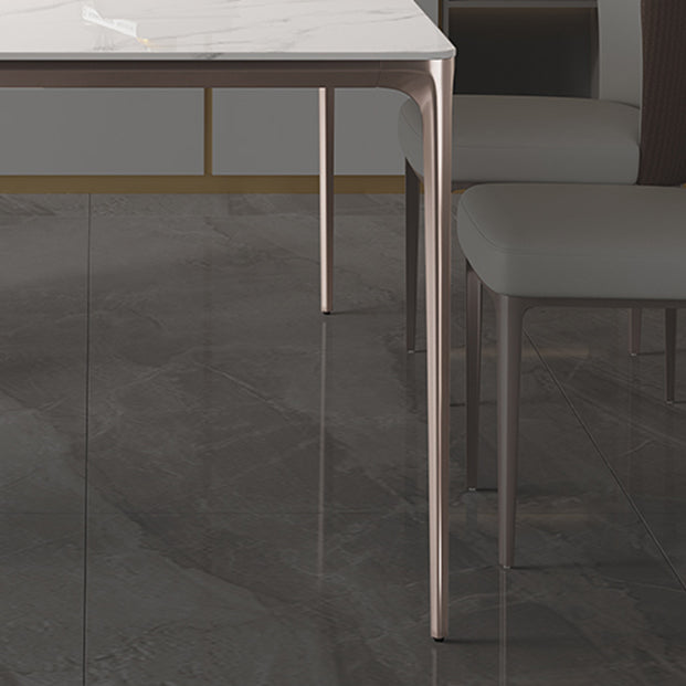 Modern 1/2/4/5/6 Pieces Table and Chairs Dining Set Sintered Stone Table and Chair Set Clearhalo 'Dining Room Sets' 'Dining Tables & Seating' 'dining_room_set' 'furn' 'furn_dining_room_set' 'Furniture' 'furniture_dining_room_set' 'Kitchen & Dining Furniture' 'kitchen&dining_furn' 'kitchen' 4587990