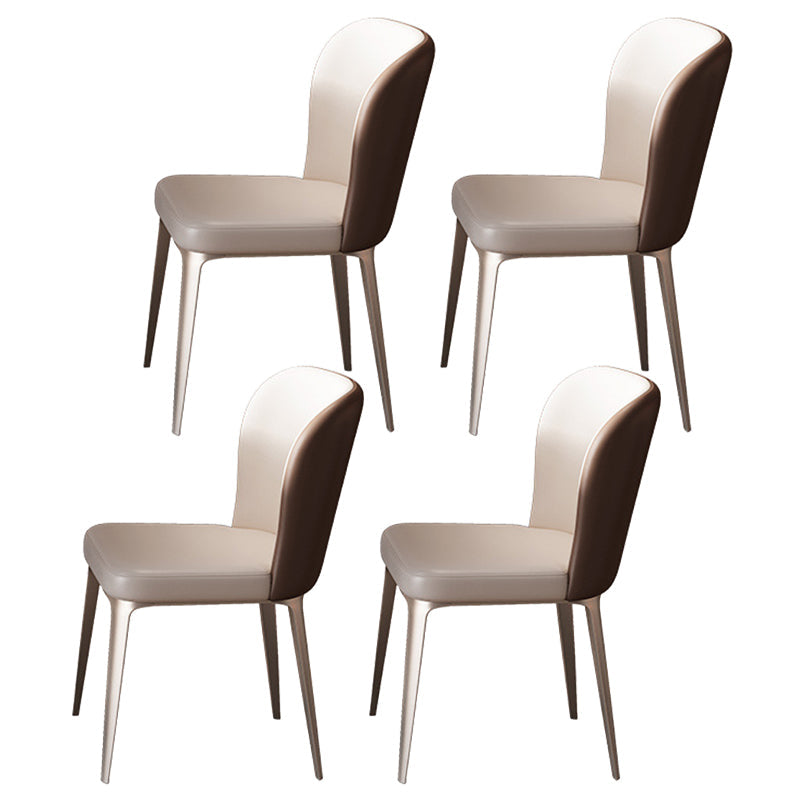 Contemporary 1/4/7 Pieces Dining Set Sintered Stone Dining Room Set 4 White Chairs Clearhalo 'Dining Room Sets' 'Dining Tables & Seating' 'dining_room_set' 'furn' 'furn_dining_room_set' 'Furniture' 'furniture_dining_room_set' 'Kitchen & Dining Furniture' 'kitchen&dining_furn' 'kitchen' 4588002