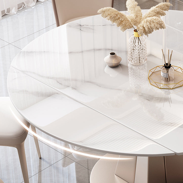 Contemporary 1/4/7 Pieces Dining Set Sintered Stone Dining Room Set Clearhalo 'Dining Room Sets' 'Dining Tables & Seating' 'dining_room_set' 'furn' 'furn_dining_room_set' 'Furniture' 'furniture_dining_room_set' 'Kitchen & Dining Furniture' 'kitchen&dining_furn' 'kitchen' 4588007