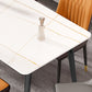Contemporary 1/4/5/7 Pieces Dining Table and Chairs Rectangle Dining Table Set Clearhalo 'Dining Room Sets' 'Dining Tables & Seating' 'dining_room_set' 'furn' 'furn_dining_room_set' 'Furniture' 'furniture_dining_room_set' 'Kitchen & Dining Furniture' 'kitchen&dining_furn' 'kitchen' 4588026