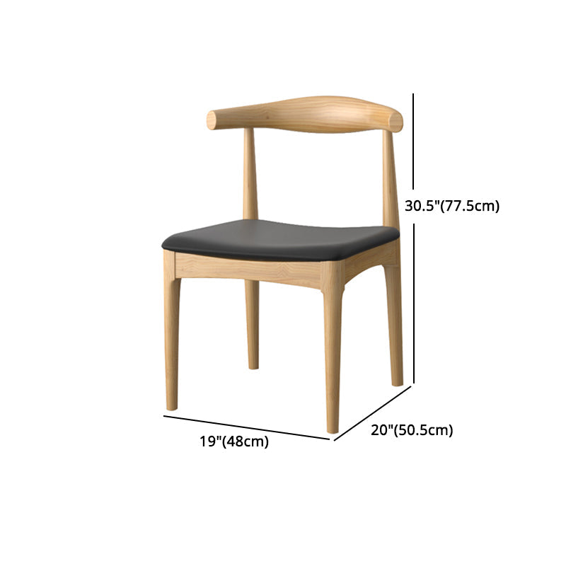 Minimalist 1/2/5 Pieces Dining Table Set Solid Wood Dining Table and Wood Chairs Clearhalo 'Dining Room Sets' 'Dining Tables & Seating' 'dining_room_set' 'furn' 'furn_dining_room_set' 'Furniture' 'furniture_dining_room_set' 'Kitchen & Dining Furniture' 'kitchen&dining_furn' 'kitchen' 4588058