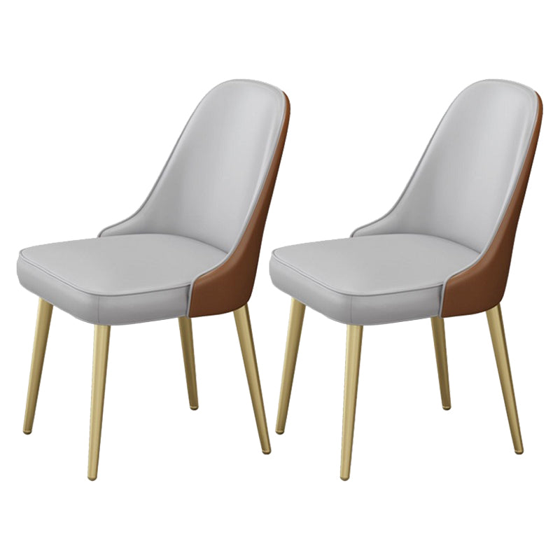 Glam 1/2/7 Pieces Dining Table Set Round Dining Table Set with Chair 2 White Chairs Clearhalo 'Dining Room Sets' 'Dining Tables & Seating' 'dining_room_set' 'furn' 'furn_dining_room_set' 'Furniture' 'furniture_dining_room_set' 'Kitchen & Dining Furniture' 'kitchen&dining_furn' 'kitchen' 4588066