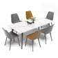 Minimalist 1/4/5/7 Pieces Dining Room Chair Set Sintered Stone Dining Table with Chairs 7 Pieces: Table, 6 Chairs Clearhalo 'Dining Room Sets' 'Dining Tables & Seating' 'dining_room_set' 'furn' 'furn_dining_room_set' 'Furniture' 'furniture_dining_room_set' 'Kitchen & Dining Furniture' 'kitchen&dining_furn' 'kitchen' 4588083