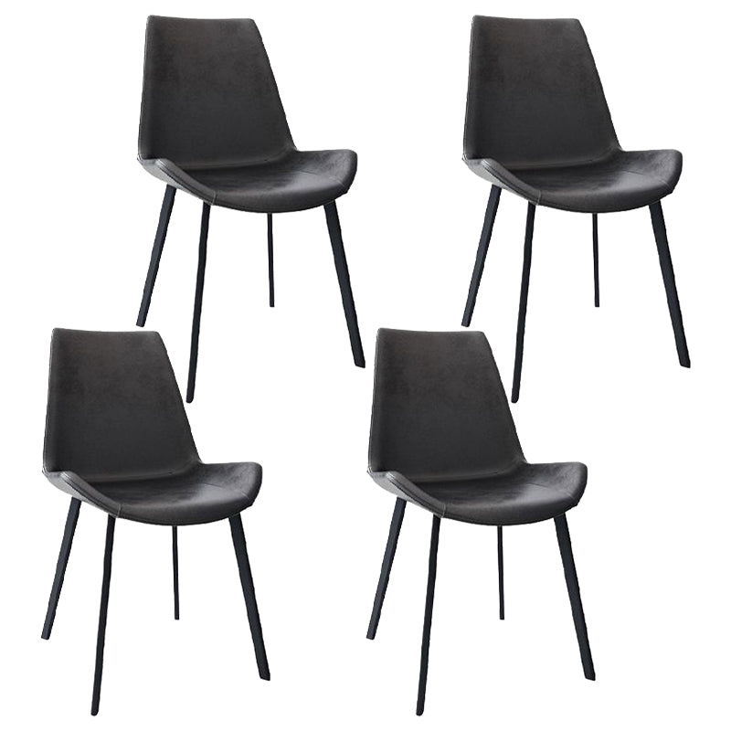 Minimalist 1/4/5/7 Pieces Dining Room Chair Set Sintered Stone Dining Table with Chairs 4 Grey Chairs Clearhalo 'Dining Room Sets' 'Dining Tables & Seating' 'dining_room_set' 'furn' 'furn_dining_room_set' 'Furniture' 'furniture_dining_room_set' 'Kitchen & Dining Furniture' 'kitchen&dining_furn' 'kitchen' 4588089