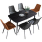 Minimalist 1/2/5/7 Pieces Dining Table Sets Sintered Stone Dining Table Set with Chair 7 Pieces: Table, 6 Chairs Clearhalo 'Dining Room Sets' 'Dining Tables & Seating' 'dining_room_set' 'furn' 'furn_dining_room_set' 'Furniture' 'furniture_dining_room_set' 'Kitchen & Dining Furniture' 'kitchen&dining_furn' 'kitchen' 4588108