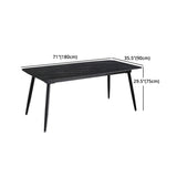 Minimalist 1/2/5/7 Pieces Dining Table Sets Sintered Stone Dining Table Set with Chair Clearhalo 'Dining Room Sets' 'Dining Tables & Seating' 'dining_room_set' 'furn' 'furn_dining_room_set' 'Furniture' 'furniture_dining_room_set' 'Kitchen & Dining Furniture' 'kitchen&dining_furn' 'kitchen' 4588117