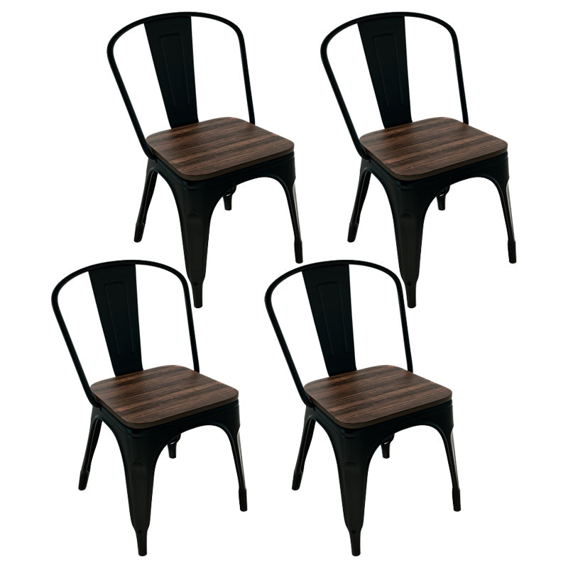 Industrial 1/3/4/5/7 Pieces Dinette Set Solid Wood Dining Table with Chairs 4 Brown Chairs Clearhalo 'Dining Room Sets' 'Dining Tables & Seating' 'dining_room_set' 'furn' 'furn_dining_room_set' 'Furniture' 'furniture_dining_room_set' 'Kitchen & Dining Furniture' 'kitchen&dining_furn' 'kitchen' 4588122