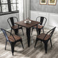 Industrial 1/3/4/5/7 Pieces Dinette Set Solid Wood Dining Table with Chairs Clearhalo 'Dining Room Sets' 'Dining Tables & Seating' 'dining_room_set' 'furn' 'furn_dining_room_set' 'Furniture' 'furniture_dining_room_set' 'Kitchen & Dining Furniture' 'kitchen&dining_furn' 'kitchen' 4588131