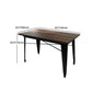 Industrial 1/3/4/5/7 Pieces Dinette Set Solid Wood Dining Table with Chairs Clearhalo 'Dining Room Sets' 'Dining Tables & Seating' 'dining_room_set' 'furn' 'furn_dining_room_set' 'Furniture' 'furniture_dining_room_set' 'Kitchen & Dining Furniture' 'kitchen&dining_furn' 'kitchen' 4588137