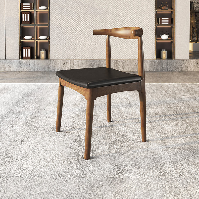 Industrial 1/5 pieces Dinette Set Solid Wood Dining Table with Chairs 1 Black Chair Clearhalo 'Dining Room Sets' 'Dining Tables & Seating' 'dining_room_set' 'furn' 'furn_dining_room_set' 'Furniture' 'furniture_dining_room_set' 'Kitchen & Dining Furniture' 'kitchen&dining_furn' 'kitchen' 4588140