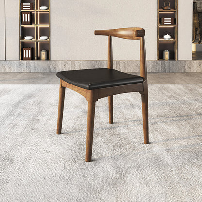 Industrial 1/5 pieces Dinette Set Solid Wood Dining Table with Chairs 1 Black Chair Clearhalo 'Dining Room Sets' 'Dining Tables & Seating' 'dining_room_set' 'furn' 'furn_dining_room_set' 'Furniture' 'furniture_dining_room_set' 'Kitchen & Dining Furniture' 'kitchen&dining_furn' 'kitchen' 4588140