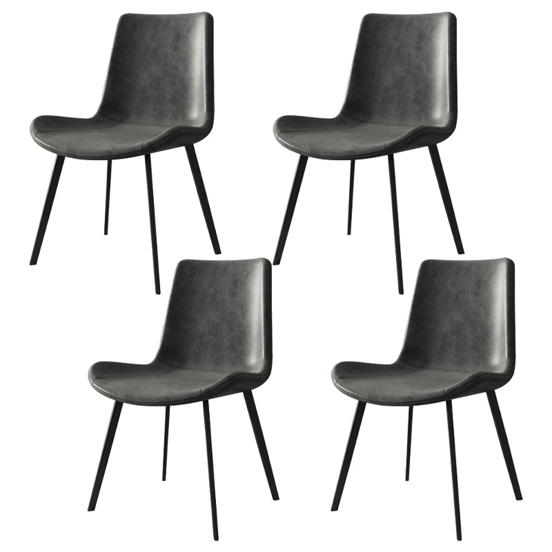 Designer Style 1/4/5/6/7 Pieces Dinette Set Rectangle Dining Table Set 4 Grey Chairs Clearhalo 'Dining Room Sets' 'Dining Tables & Seating' 'dining_room_set' 'furn' 'furn_dining_room_set' 'Furniture' 'furniture_dining_room_set' 'Kitchen & Dining Furniture' 'kitchen&dining_furn' 'kitchen' 4588160