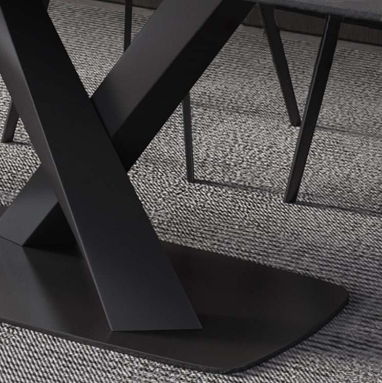 Designer Style 1/4/5/6/7 Pieces Dinette Set Rectangle Dining Table Set Clearhalo 'Dining Room Sets' 'Dining Tables & Seating' 'dining_room_set' 'furn' 'furn_dining_room_set' 'Furniture' 'furniture_dining_room_set' 'Kitchen & Dining Furniture' 'kitchen&dining_furn' 'kitchen' 4588167