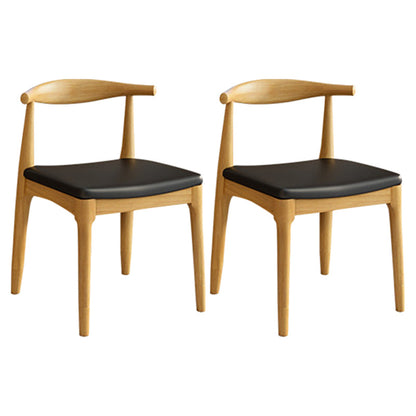 1/2/5/7 Pieces Wood Contemporary Dining Table Set Kitchen Dining Set with Wood Chairs 2 Wood Chairs Clearhalo 'Dining Room Sets' 'Dining Tables & Seating' 'dining_room_set' 'furn' 'furn_dining_room_set' 'Furniture' 'furniture_dining_room_set' 'Kitchen & Dining Furniture' 'kitchen&dining_furn' 'kitchen' 4588177